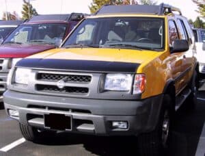 2001 Nissan Xterra with a Magnetic car bra