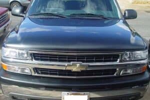 Chevrolet Tahoe with a magnet car bra