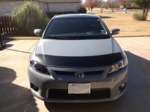 2011 Scion tC with a magnetic car bra