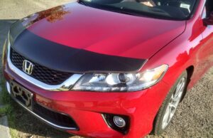 2013 Honda Accord Coupe with a magnetic car bra