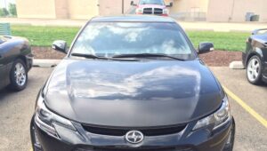 2014 Scion tC with a magnetic car bra