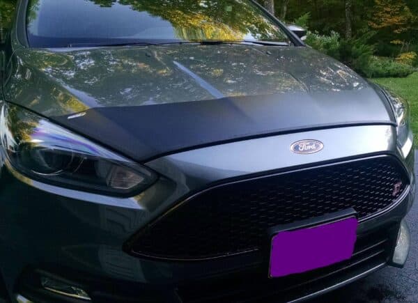 2015 Ford Focus with a magnet car bra