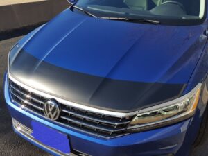 2017 VW Passat with a magnetic car bra