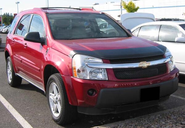 Chevrolet Equinox with a magnet car bra