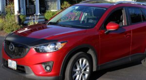 Mazda CX5 with a magnetic car bra sm