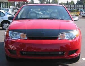 Saturn Ion 2 door with a magnetic car bra
