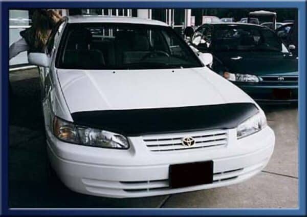 1997 Toyota Camry with a magnetic car bra