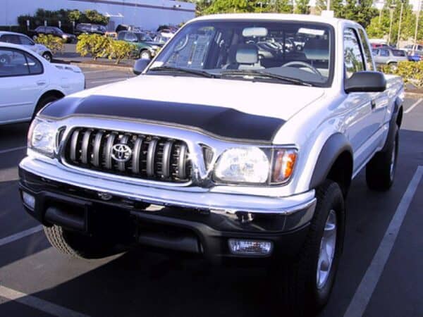 2001 Toyota Tacoma with a magnetic car bra