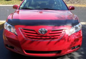 2007 Toyota Camry with a magnetic car bra