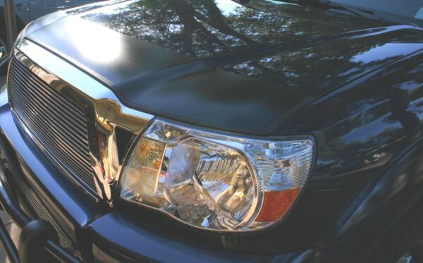 2007 Toyota Tacoma with a magnetic car bra