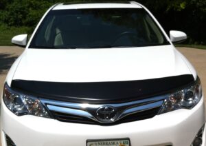 2012 Toyota Camry with a magnetic car bra