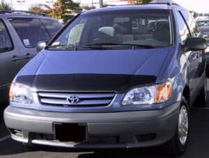 Toyota Sienna with a magnetic car bra
