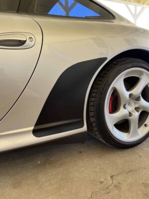 Porsche 996 997 black magnetic rear fender guards